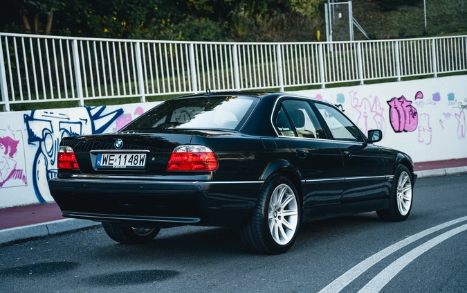 BMW Seria 7 cena 74900 przebieg: 228850, rok produkcji 2000 z Warszawa małe 191